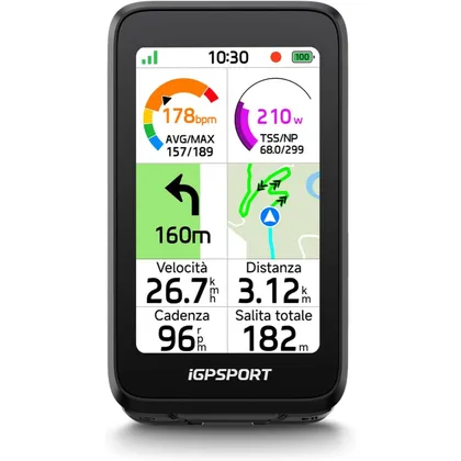 iGPSPORT BiNavi Air - Ciclocomputer GPS con mappe e display touch da 3 pollici